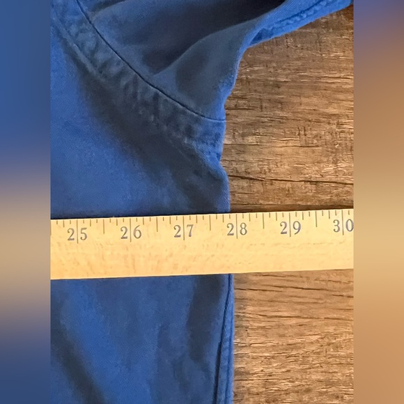 Polo Ralph Lauren Blaire Navy Pony Flannel Button Down Shirt XL Vintage F21 - Picture 6 of 7